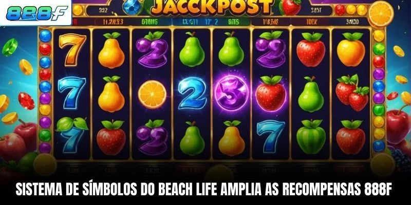 Sistema de símbolos do Beach Life amplia as recompensas 888F 